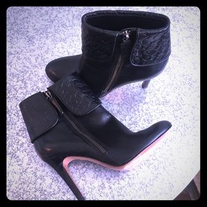 SOLD on another site COACH Ankle Booties Boots